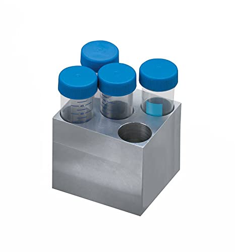 Research Products International Aluminum Chilling Block, 5 x 50ml - RPI