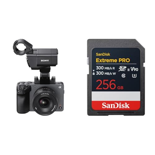 SONY(\j[) APS-C Cinema Line FX30 XLRnhjbgf(YȂ) ILME-FX30 + SanDisk SDJ[h 256GB SDXC Class10 UHS-II V90 ǎő300MB/s San