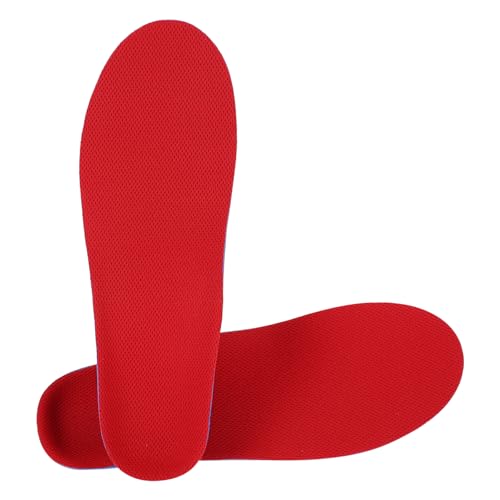 KOMBIUDA 1 Pair Arch Corrective Insoles Insoles Arch Support Insoles Shoe Insole Shoe Inserts Inserts for Arch Pad Insoles Unisex Arch Support Eva Red