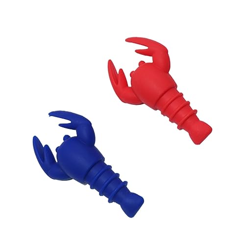PRETYZOOM 2piezas Tapones De Silicona Forma De Langosta para Vino Fiestas