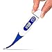 Digital Thermometer, Soft Head Rectal and Oral Thermometer for Adults and Babies, Precision Thermometer for Fever - Accurate and Fast Readings with Fever Indicator (Blue)