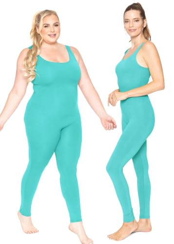 Image of STRETCH IS COMFORT Teamwear Women's Regular and Plus Size Cotton Tank Unitard