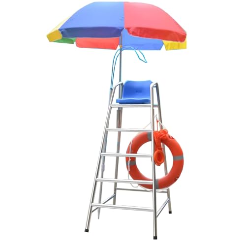 Silla Salvavidas Deluxe 180 cm para Piscina Plata
