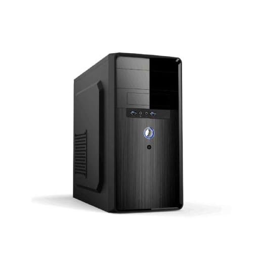 DFI574-01W 3GHZ I5-7400 Mini Tower svart PC DIFFERO