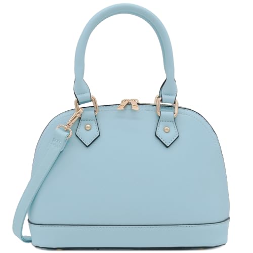 Image of Zip-Around Saffiano Classic Dome Satchel