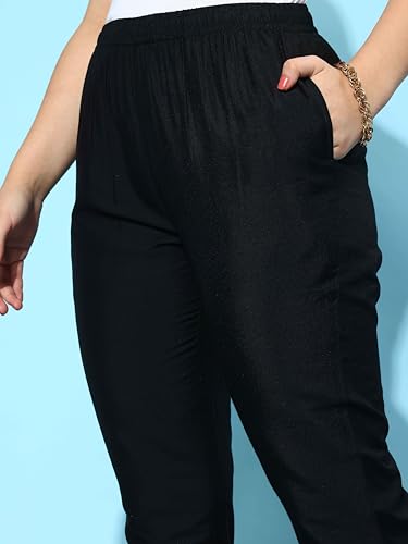 Pantalon en soie Libas fluide pour masquer les imperfections - 3