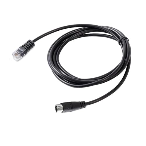 Youtang PS/2 to RJ12 6Pin Replacement Cable Compatible with Fanatec Pedals/Shifters to Fanatec Wheels (Molded,2.0m)