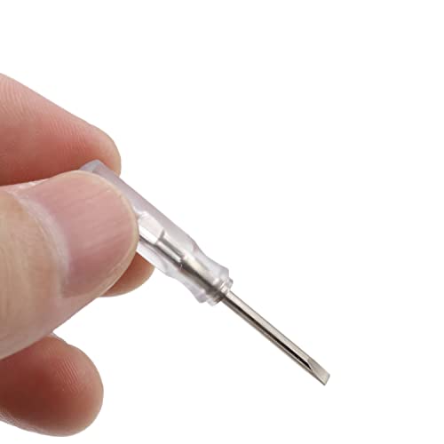 Image of GENNEL 100pcs 45mm x 2mm 2.0mm Mini Size Flat Slotted Word Screwdriver HDD Cellphone Camera Laptop Repair Tool