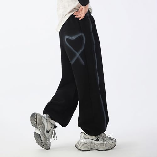 Kids Girls Wide Leg Sweatpants High Elastic Waist Pants Jogger Swearpants with Pocket Casual Sweat Pants2