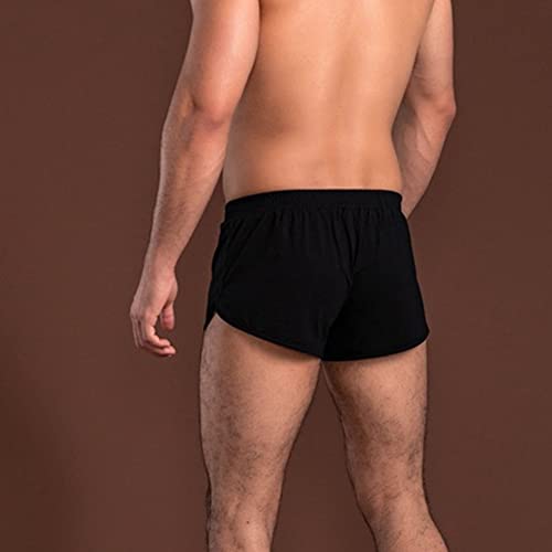 JEShifangjiusu Mens Sleeping Stretch Boxer Shorts Ultra-Soft Modal Lounge Pajama Bottoms Cotton Moisture-Wicking Underwear4