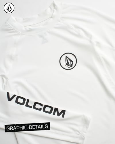 Volcom Boys' Rash Guard Shirts - 2 Pack UPF 50+ Quick Dry Long Sleeve Sun Protection Shirts - Kids Swimwear T-Shirt (8-16)3