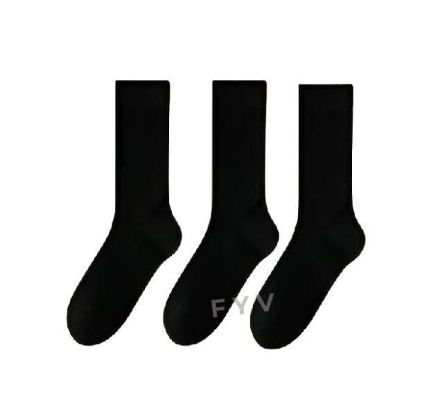 Men Cotton Socks Pack of 3 Soft Breathable Stretchable Crew Length Socks for Office School Gym Sports-image-17