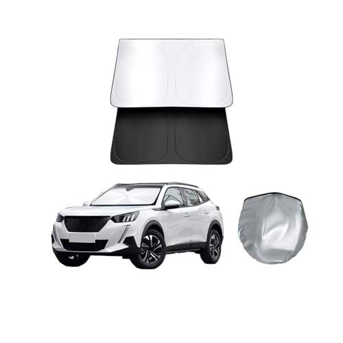 Parapluie soleil pliable pour Peugeot 2008 pare-brise sans chaleur
