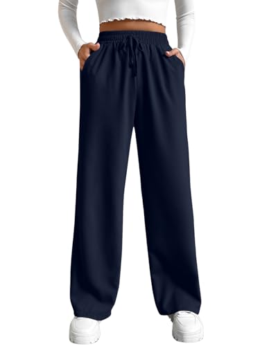 Image of Aahwan Grey Solid Oversized Wide Leg Baggy Korean Trousers for Women & Girls'