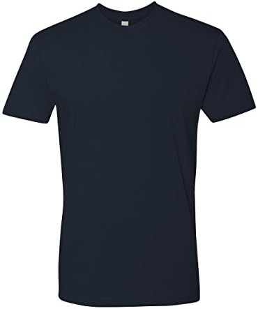 Next Level Mens Premium Fitted Short-Sleeve Crew T-Shirt Navy
