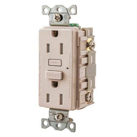 GFCI Receptacle, Self-Testing, 2 Poles