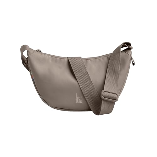 GOT BAG Crossbody Moon Bag | Halbmond Handtasche Wasserabweisend | Stylische Umhängetasche mit verstellbarem Gurt (seal, small)