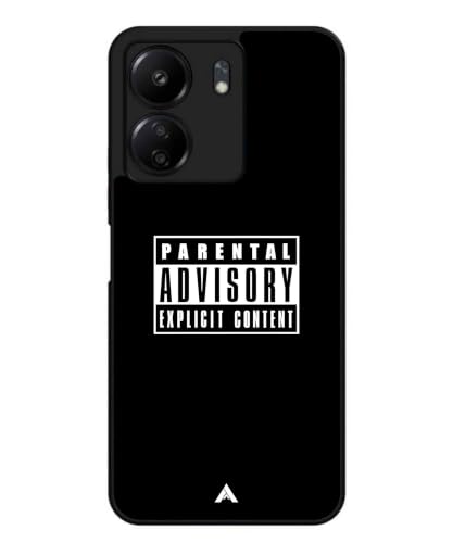 Image of Premium Explicit Case for Xiaomi Redmi 13C 4G Soft-Touch Metal TPU Back Cover, Shockproof, Designer, Aesthetic Mobile Phone Case (Glossy Finish)