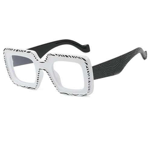 Lunettes de soleil couleur bonbon UV400 punk tendance homme femme blanc
