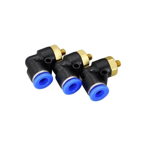 Connecteur rapide pneumatique PL6-M5 avec étanchéité renforcée anti-fuite d'air comprimé