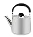 czajnik Kuchenka Top Whistling Kettle Duża pojemność Stal nierdzewna Ergonomiczny Odporny na ciepło Uchwyt Używany Czajnik do kawy i mleka Czajnik kempingowy (Kolor: Srebrny, Rozmiar: 6L)