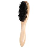 Boar Bristle Cat Brush Pet Soft Brush with Wood Handle Hair Dog Brushes for Short Haired Dogs Soft Cat and Dog Grooming Brushes for Short Hair Cats Small Dogs Gentle Massage Dandruff Removal