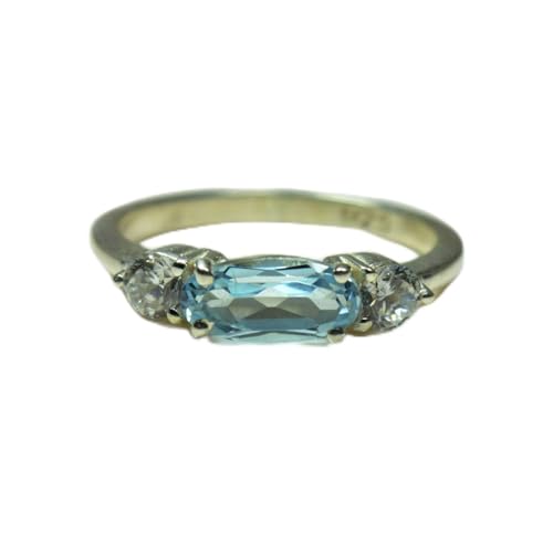 Bagues en argent et topaze bleue pour sublimer vos tenues au quotidien