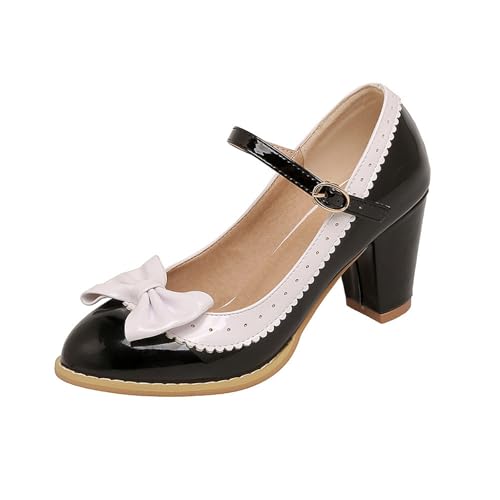Escarpins bout rond style victorien d'une élégance intemporelle pour femme