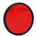 Lens Filter, Optical Glass Red Filter Camera Lens Camera Filters with Multilayer Coating for