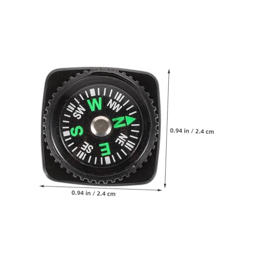Brújula de pulsera BESTonZON 25 piezas para supervivencia miniatura 2