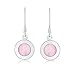 Produktbild Tuscany Silver Damen-Ohrringe 10mm Pink Mother of Pearl Round Drop - 8.57.9359