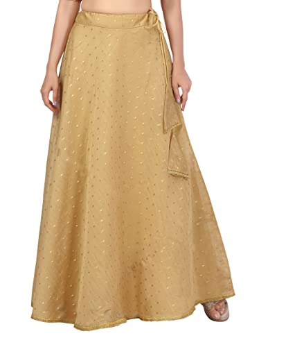 Image of Studio Shringaar Women's Polyester Maxi Skirt