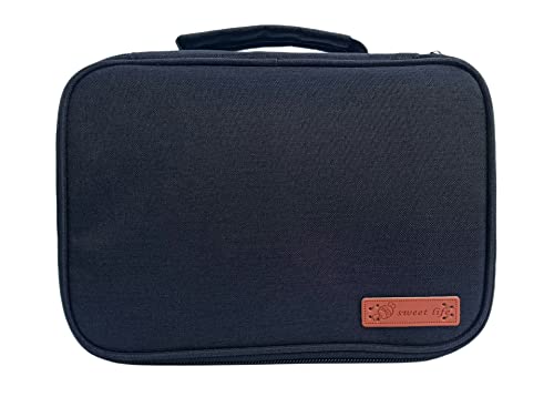 Krobot Capacidade Elevada estojo 72 Armazenamento de lápis de cor Papelaria Estudantil (Preto),Saco de presente, estojo escolar