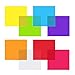 Outus 104 Pcs Colored Cellophane Sheets for Crafts, Cellophane Wrap Paper Color Cello Sheets for Gel Light Filter DIY Arts Crafts Decoration (Multicolor, 7.5 x 7.5 Inch)