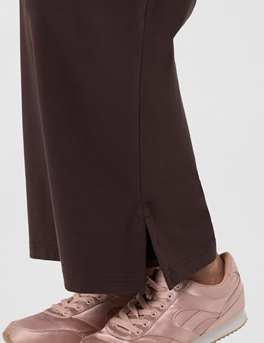 Image of BlissClub AM:PM Cotton Wide Leg Pants - Lite, Cotton Pants, Wide Waistband, Slit at Hem, Side Pockets, Regular (for Women Upto 5'4 ft)