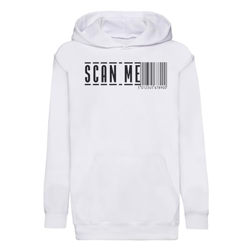 Sweat à capuche enfant Code Barre Noir - Hoodie premium Fabulous
