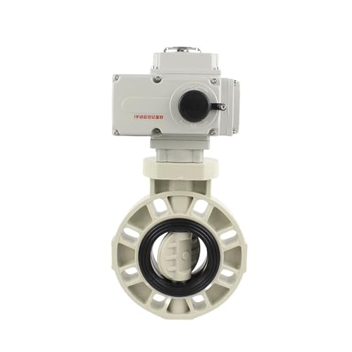 Vanne papillon électrique DN100 24V抗酸碱 PPH valve 4 pouces