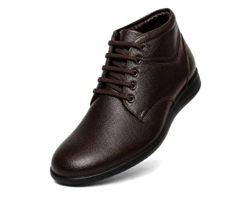 Image of Kraasa Alloy Formal Shoes for Men | Vegan Leather Lace-Up Office Shoes