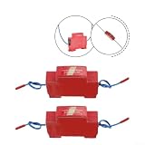 Sistema automatico di soppressione antincendio per armadi elettrici Montaggio su guida DIN 20 g - Sensore termico per veicoli elettrici per pannello di controllo della scatola della batteria (2 pezzi)