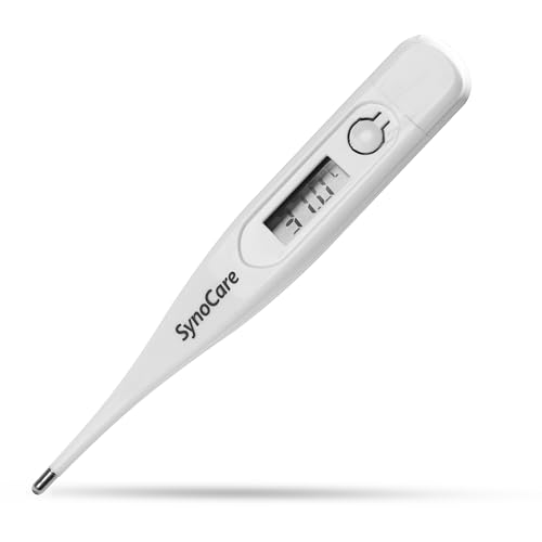 Image of Digital Thermometer With Quick Measurement of Oral, Underarm Temperature in Celsius & Fahrenheit, Water Resistant for Easy Cleaning