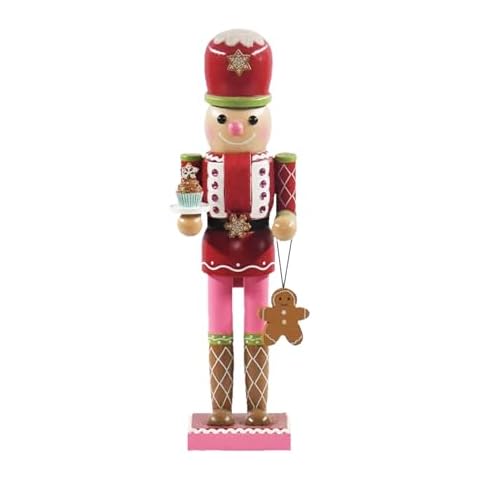 CynynYxy 14 Inch Gingerbread Nutcracker Decor Cover
