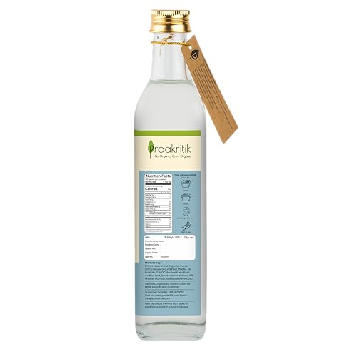 Image of Praakritik Organic Cold Pressed Extra Virgin Coconut Oil 500ml, Pure,Natural & Chemical-Free,nariyal tel, Ideal for Cooking, Skin & Hair, Baby Massage (Pack of 3)