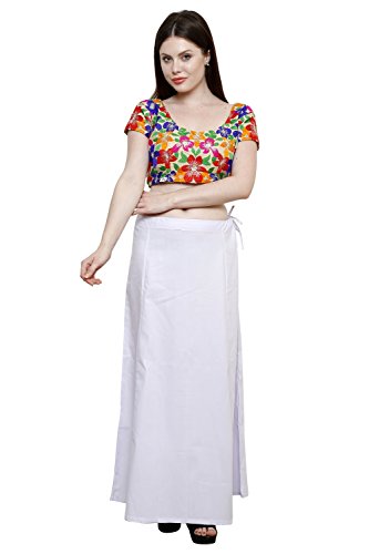 Image of Pistaa combo of 3 Women's Cotton Best Indian Readymade Inskirt Saree petticoats