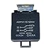 AZ9731-1C-12DC4 12V 5-Pin Mini-ISO SPDT 40/30A Automotive Relay with Steel Bracket, 0.250in Terminals for A/C Compressor Fan Fuel Pump Lights Horn, Fits G8JN-1C6T-F-R-DC12 896H-1CH-D1SW VF4