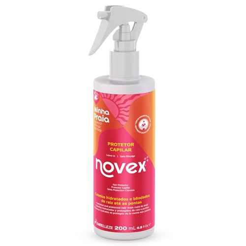 Novex My Beach Hair Protector Sin Enjuague, Protección Térmica para el Cabello, Hidratación y Protección contra el Sol, la Sal y el Cloro - 200 ml