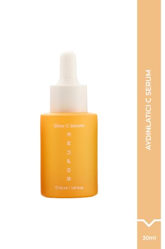Glow C Serum-%5 Stabil C Vitamini İçeren, Ton Eşitleyici, Leke Karşıtı, Aydınlatıcı ve Canlandırıcı Serum-30 ML