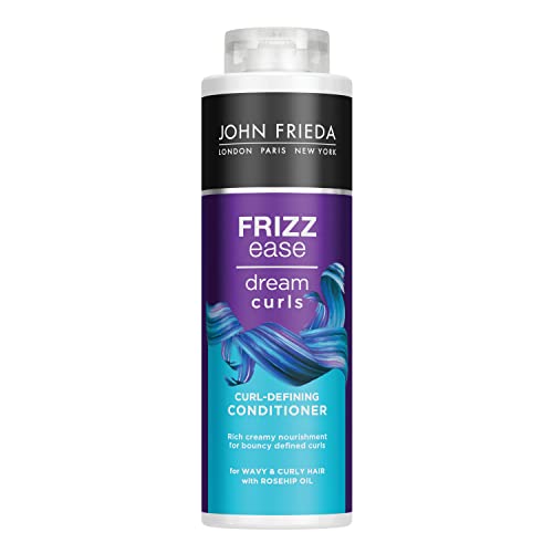 John Frieda Frizz Ease Dream Curls Curl Defining Conditioner 500ml, Anti-Frizz Conditioner for Curly, Wavy Hair, Conditioner for Natural Curls