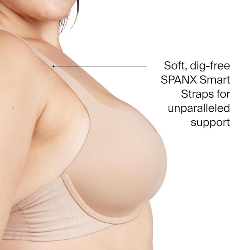 SPANX Bra-Llelujah Lightly Lined Racerback Bra - Full Coverage Comfort Bra - Everyday T-Shirt Bra - Front Closure Bra4