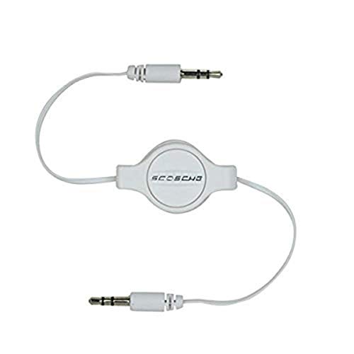 SCOSCHE IU3.5RCW Cable Auxiliar Retráctil 3.5mm 3 pies miniatura 1
