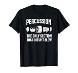 Marching Band Shirt for Drummers in Percussion Section T-Shirt